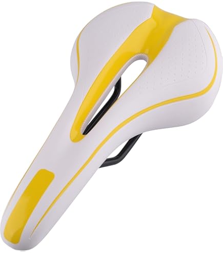 Selle Montegrappa Fietszadel, MTB-zadel, leer, dames en heren, XC 1370 Argo, in wit, voor fiets, stadsfietsen, mountainbikes, trekkingfietsen - Made in Italy