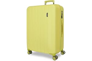 MOVOM Wood, Maleta de Cabina, Equipaje, Interior con Dos Compartimentos, Fabricada en ABS Material Resistente y Ligero, 4 Ruedas giratoriasCierre de combinación Lateral, De Joumma Bags