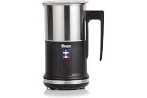 Swan SK33020BLKN Automatic Milk Frother and Warmer, Non Stick Coating, Auto Switch Off, 500W, Black