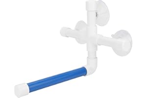 Camidy Posatoi per Pappagalli Porta Uccelli in Piedi con Ventosa Pappagallo Doccia Piatto da Bagno