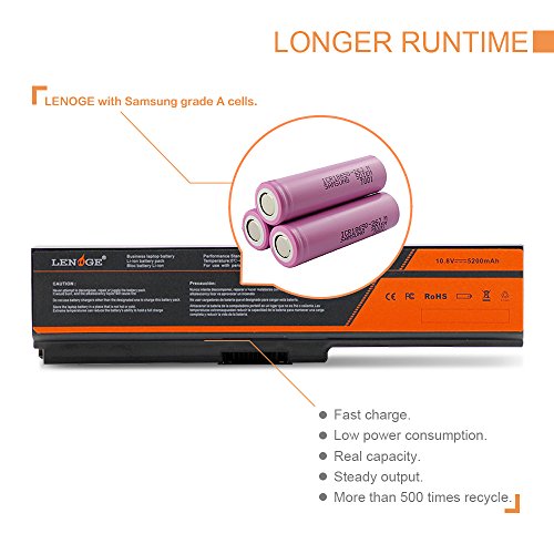 LENOGE Ersatz Hochleistung Akku Li-ion Laptop Batterie Für Toshiba PA3817U-1BRS PA3819U-1BRS Toshiba Satellite C655 L600 L675 L675D L700 M640 M645 P745 Serie - 6