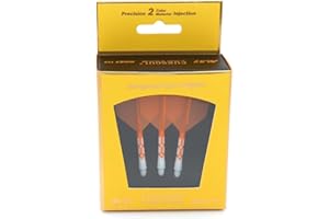 CUESOUL Rost T19 Arbre de fléchettes intégré et Vols en Forme de Grande Aile, Lot de 3