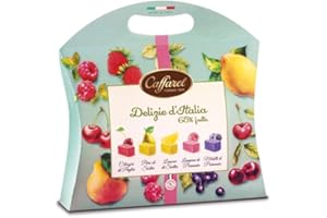 Caffarel Pochette Gelatine Delizie Italia Frutta Assortita, Grafica Vintage