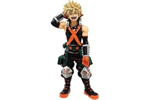 Ichibansho Figure - My Hero Academia - Katsuki Bakugo (Langing from Two People), Bandai Spirits Collectible Statue