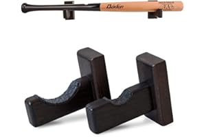 WHCCTL 2 Pièces Support Mural pour Batte Baseball, Support de Batte de Baseball, Support pour Batte de Baseball, Récipients Support de Batte de Baseball, pour Baseball, Softball, Vitrine Bâton de Hockey