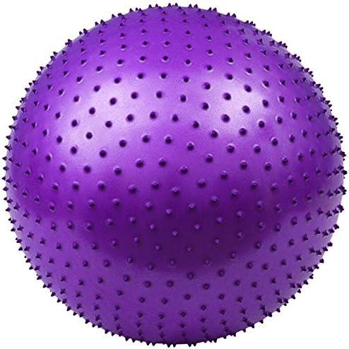 Explosion-proof Yoga Massage Fitness Ball Anti-Slip &amp; Durable Super Strong Bearing Force 2000lbs Extra Thick Core Cross Training Ball for for Women and Men in Two Colors ( Color : Purple )