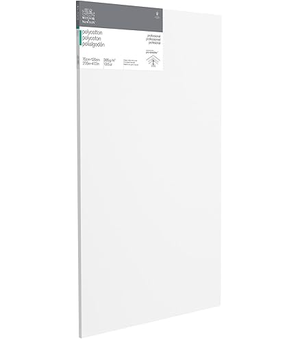 Tela Per Pittura 100% Cotone Su Telaio Legno - 60x90cm | Per Olio, Acrilico E Acquerello | Made In Italy