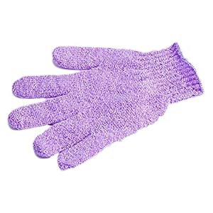 ULTNICE 2pcs Shower Gloves Exfoliating Mitt Body Exfoliator Brush Nylon Bath Gloves for Men Women Kids - Image 4