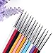 Hrhyme 12 Pcs Trendy Color Nail Art Tips Drawing Paint Brush Pen Set Tool
