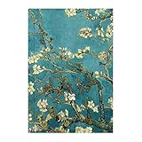 Artangle The Almond Branches By Vincent Van Gogh Hardcover Plain A5 Size Premium Notebook