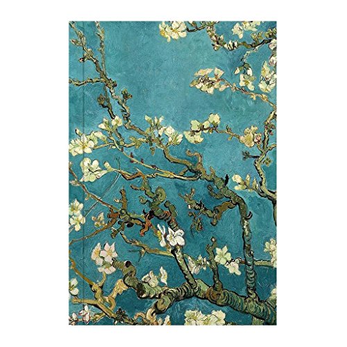 Artangle The Almond Branches By Vincent Van Gogh Hardcover Plain A5 Size Premium Notebook
