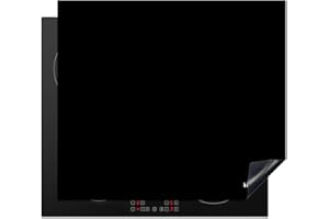 KitchenYeah© Cubre Vitrocerámica - Protector Vitroceramica Induccion 59x52 cm - Tapa Vitroceramica - Protector de Vitroceramica Negro - Macizo - Marca