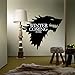 Produktbild Inovey T-5 Game of Thrones Stark Family Emblem Ice Wolf Wandaufkleber Graviert Wandaufkleber - Weiß