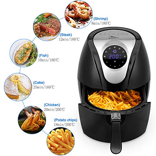 Friggitrice Ad Aria Calda 45 L 1400w Friggitrice Ad Aria