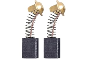 Trade-Shop Lot de 2 balais de charbon pour meuleuse d'angle Hitachi – Crayon à charbon – Compatible avec différents appareils