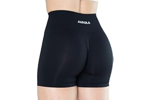AUROLA Dream Short D'entraînement pour Femme Yoga