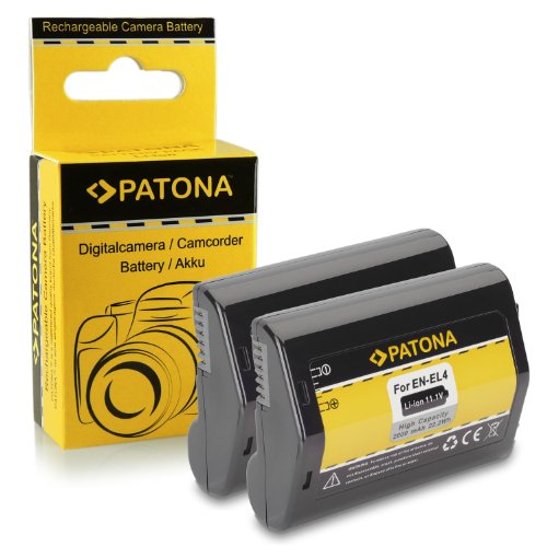 2x Batterie EN-EL4   EN-EL4a pour Nikon D2H   D2Hs   D2X   D2Xs   D3   D3X   F6