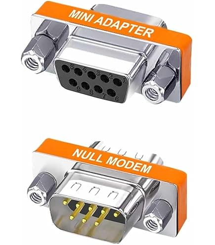2 Adaptateurs DB9 Femelle Vers Femelle - Connecteur Série RS232 9 Broches, Blindé, Pour Transfert De Données - 4