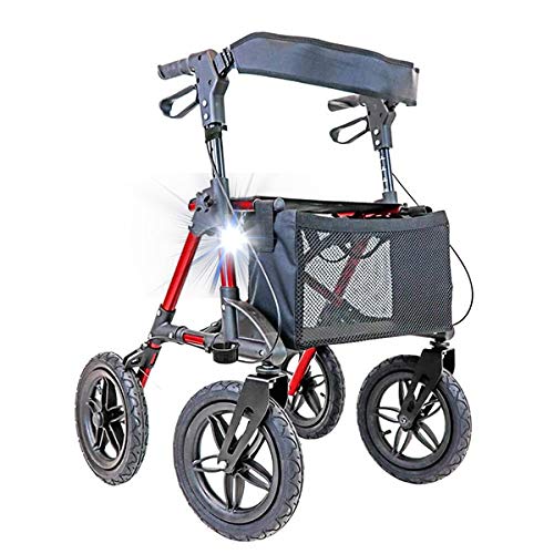 Deambulatore in Alluminio Crosser con ruote Pneumatiche perfetto per terreni e attività all'aperto.