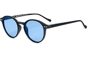 ZENOTTIC Gafas de sol Polarizadas Redondo Retrospectivo Cl¨¢sico Retrospectivo Lentes de sol Marco UV400 Para hombres y mujeres ¡­