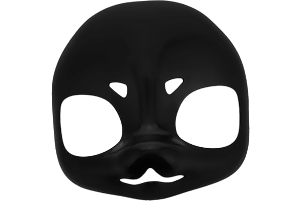 LIGIGWASH Puppy Dog Furry Mask för Cosplay Halloween Djurskalle Bekväm Hållbar Mask för Maskerader Fest