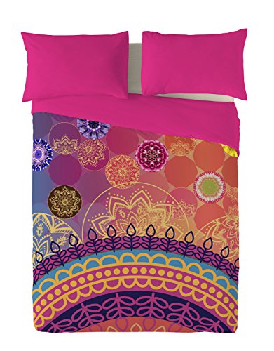 Naturals Funda nórdica Yasin, cama de 180 cm, multicolor