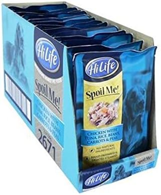 HiLife Spoil Me Chicken with Tuna & Beans Adult Dog Food 15 x 100g