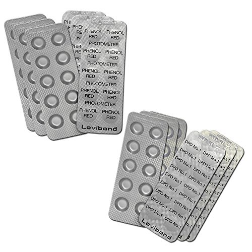 2x 60 Tabletten für SCUBA + BAYROL Photometer Chlor + pH (12 Streifen)