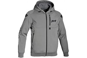 Jet Blouson Veste Moto Homme à Capuche Soft Shell blindé
