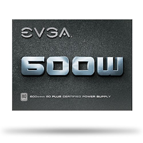 EVGA 600 W1  80  Blanco 600W  3 a  os de garant  a  Fuente de alimentaci  n 100-W1-0600-K2