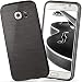 Produktbild moex Samsung Galaxy S6 | Hülle Silikon Schwarz Brushed Back-Cover TPU Schutzhülle Ultra-Slim Handyhülle für Samsung Galaxy S6 Case Dünn Silikonhülle Rückseite Tasche