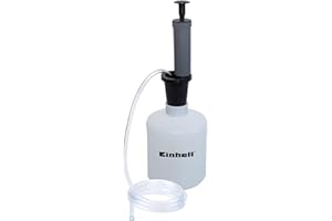 Original Einhell oil and petrol suction pump (for pumping petrol and oil out of tanks and drums, 1.6 litre container, 1.3 m hose