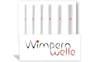 Wimpernwelle - 16 bigudíes para permanentes de pestañas disponibles en 6 tamaños diferentes