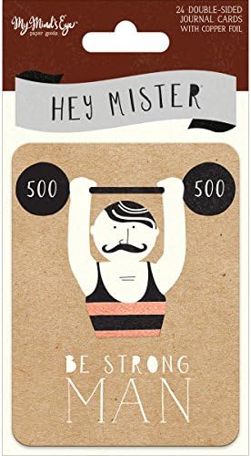 Hey Mister Double-Sided Journal Cards 24/Pkg-3"X4", W/Copper Foil
