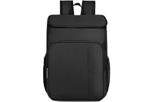 Creperture Grand sac à dos isotherme de 36 L en tissu Oxford épais étanche pour pique-nique, randonnée, barbecue