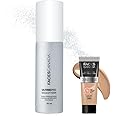 FACESCANADA Waterproof Fix & Finish Kit | Makeup Fixer (50Ml) + Medium Natural All Day Hydra Matte Mini Foundation (15Ml) | Makeup Kit For Women (Combo Pack Of 2 Count)