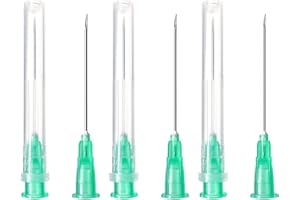 KBM K 100 tubi di scarico in acciaio inox, 21 G x 1 – 1/2" (38 mm), confezionati singolarmente, per industria, laboratori scientifici, casa, hobby, olio liquido, colla, ricariche