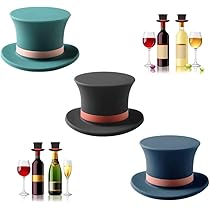 Bouchon Vin Sombrero El Corko - Silicone Alimentaire | Garde Vin Frais Design Fun