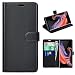 Produktbild Samsung Galaxy Note 9 Hülle, Beetop Lederhülle Handyhülle Schutzhülle Etui Tasche Leder Flip Case Cover [Standfunktion] mit Kartenfach für Samsung Galaxy Note 9 - Schwarz