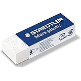 Staedtler 526 50 Mars Plastic, Radiergummi Gum, Wit