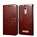 Produktbild Xiaomi Redmi Note 3 Pro Special Edition Hülle, Heyqie Premium Leather Folio [Kickstand Feature] with Card Holder Flip Wallet Cover Case for Xiaomi Redmi Note 3 Pro Prime Global version 152mm - Brown