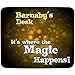 Produktbild Schreibtisch-Barnaby'It's, wenn die Magic Happens-Wunschname-Premium-Mousepad (5 mm Dicke)
