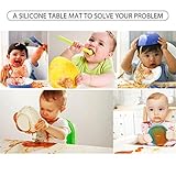 phifo einteiligen rutschfeste Silikon Baby Teller & Tisch-Sets & Tisch Matte & Essen Matte - 4