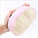 Velishy(TM) Loofah Sponge Bath Massage Brush Body Face Cleaning Scrubber