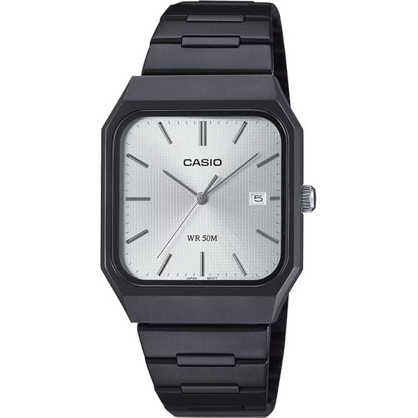 Casio Collection Orologio Uomo MTP-B125D-1AVEF, Movimento Analogico, Cassa In Acciaio, Funzione Giorno-data, Elegante E Sportivo