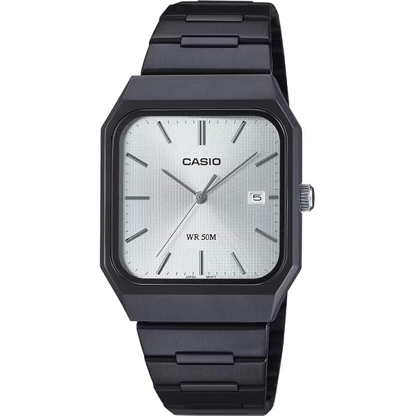 Casio Collection Orologio Uomo MTP-B125D-1AVEF, Movimento Analogico, Cassa In Acciaio, Funzione Giorno-data, Elegante E Sportivo