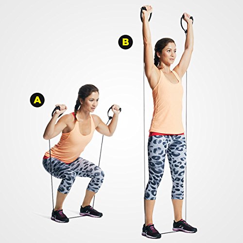 Resistance Bands mit Griffen Set von vier plus Türanker - 5