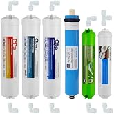 SULOOK 476 Kapalı Kasa Su Arıtma Cihazı 6 Lı Inline Filtresi Seti 6 Aşamalı Vontron Membran