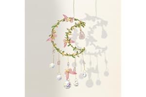SLTAXAR Attrape-Soleils en Cristal Attrape-Soleil à Suspendre Suncatcher Pendentif Attrape-Soleil du Lune Capteur de Soleil Cristal Soleil Cristal Décoration Cristal Ornement Capteur pour Decoration