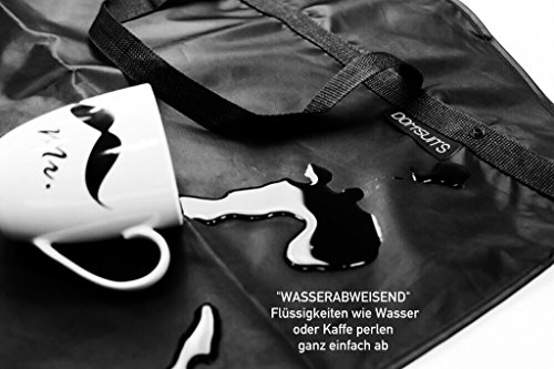 DOPPELPACK! Dom’Suits Premium Kleidersack atmungsaktiv, reisetauglich, wasserabweisend – 100x63cm – faltbar -Anzugsack / Anzugtasche / Kleiderhülle für Ihre hochwertige Kleidung - 3